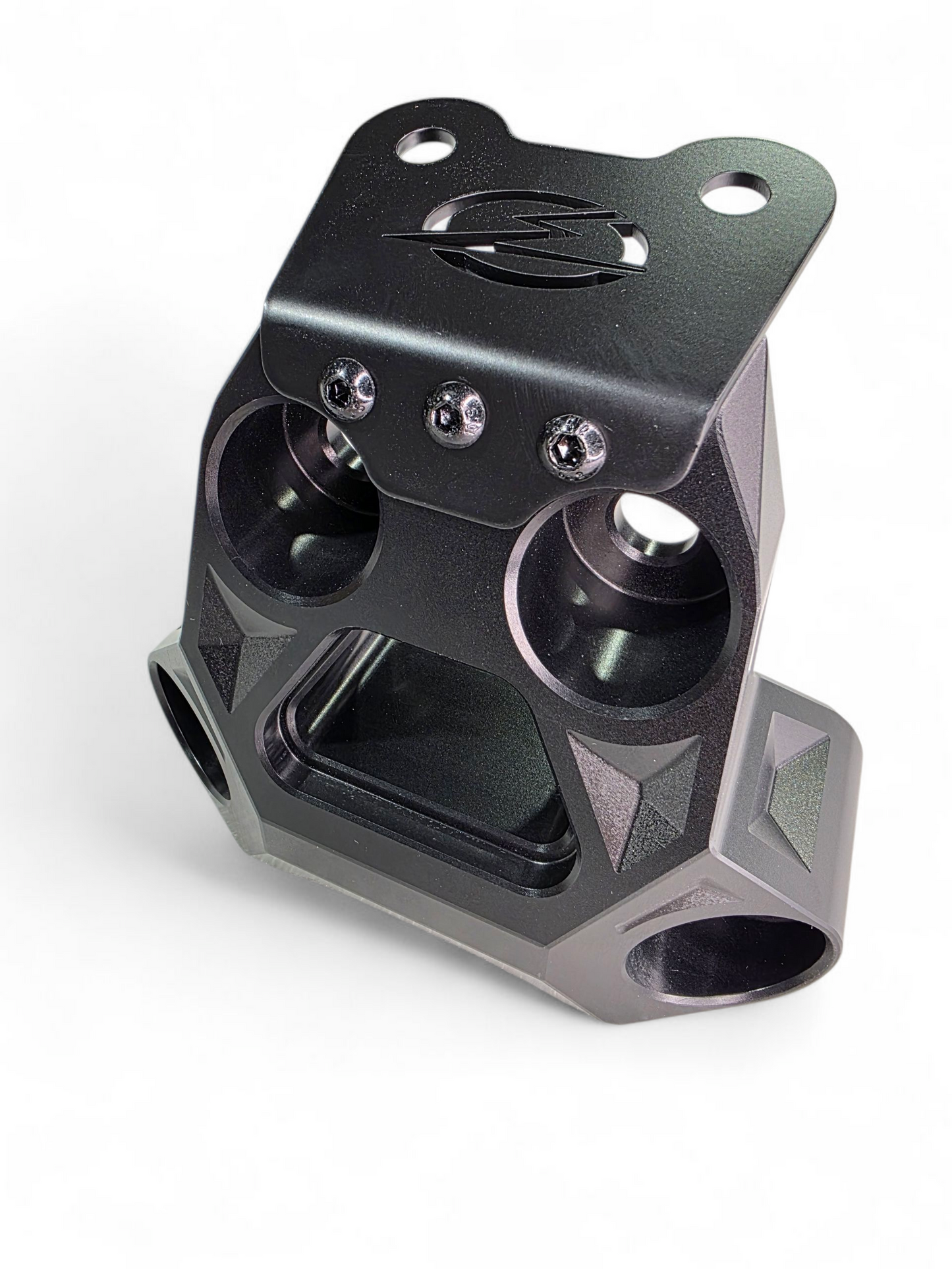 2024+ Can Am Maverick R Billet Radius Rod Plate (Black)