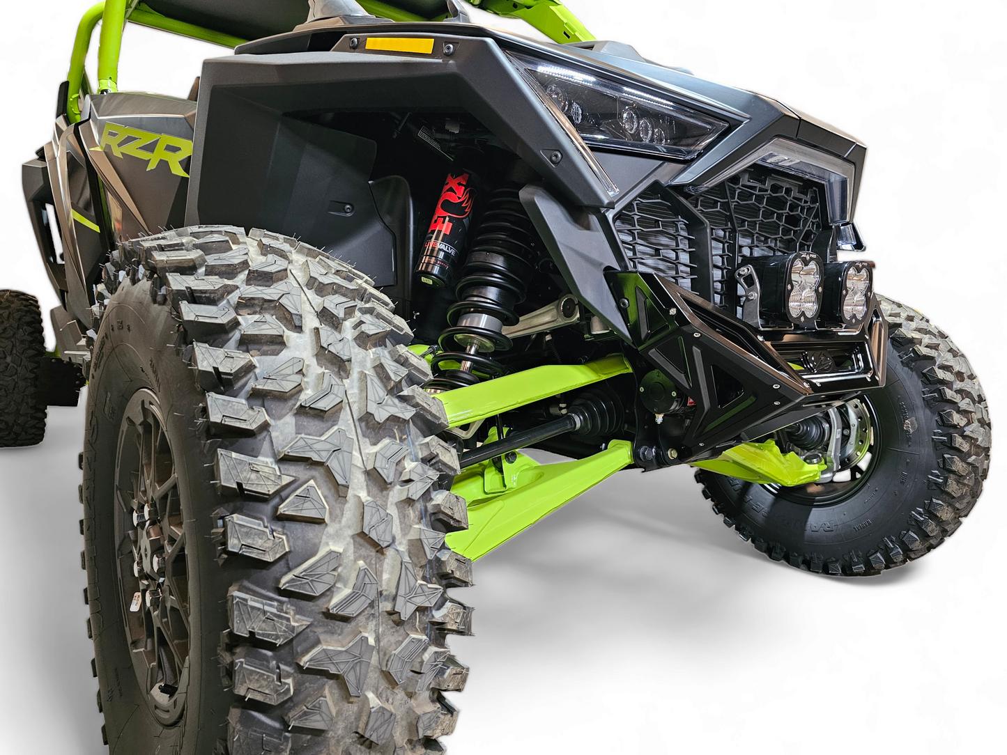 2022-2025 Polaris RZR Pro R, Pro S, Turbo R Machined Billet Front Winch Bumper (Black Anodize)